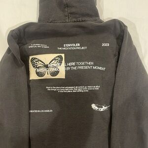 S’envoler hoodie, size S, washed out black never worn before.